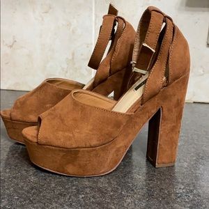 Suede Heels